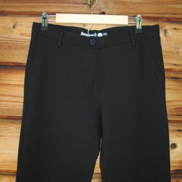 Betabrand Wide Leg Black Pants - Picture 3 of 6